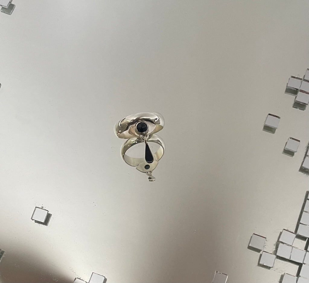 Bague Breloque Mélancolie Black Onyx