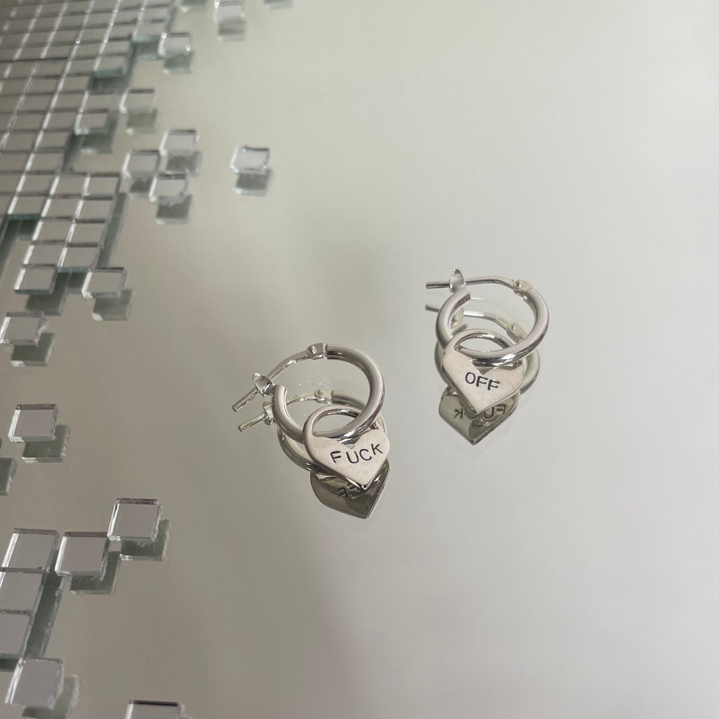 Boucles D'oreilles F**k Off