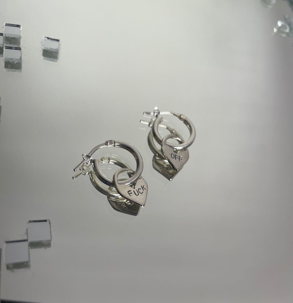 Boucles D'oreilles F**k Off